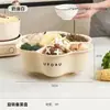 Plato para Hot Pot, Plato de Verduras, Cesta de Drenaje, Plato Creativo para Vajilla, Plato para Guarniciones de Ingredientes para Cocina Casera