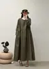 Vestido Liso de Manga Longa 2026 Primavera Novo Vintage Artístico Gola Redonda Emagrecedor Elegante Vestido Longo para Mulheres