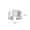 Qk170 Anillo de Aluminio de Hierro para Extensiones de Cabello Trenzas Rastas Accesorios de Joyería de Aleación de Zinc DIY Suministro Directo de Fábrica Colgante