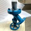 Válvula Actuador Neumático Fabricante Acero Fundido Válvula de Liberación de Flúor Válvula Sencilla Actuador Eléctrico Válvula de Mariposa Cabezal de Turbina