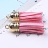 Venta al por mayor de fabricantes borla de terciopelo coreano 3 cm dorado plateado accesorios para sombrero ropa zapatos accesorios para bolsa colgante para llaves