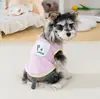 Roupas Novas para Cães de Estimação Primavera e Verão, Coletes Fofos e Descolados, Roupas para Teddy Yorkshire, Coletes para Cães com 26 Bolsos Atacado