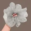 Goma para el Cabello de Organza con Puntos Delicados Estilo Coreano, Cuerda para Cola de Caballo Atmosférica, Versátil Scrunchie de Estilo Mori para el Cabello