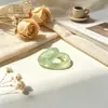 Calcedonia blanca hielo natural ágata de Brasil anillo anillo de mano anillo para correr anillo de calcedonia de jade anillo par anillo jade al por mayor