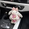 Peluche de Conejo de Orejas Caídas Llavero Colgante Muñeca Pareja de Conejos Decoración de Mochila Regalo de Cumpleaños Máquina de Garra