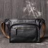 Moda Personalizada Nueva Bolsa de Hombre Cuero Genuino Ajuste para Hombre Bolso Cruzado Bolso de Hombro de Piel de Vaca Suave para Mujer Gran Capacidad Bolsa para iPad