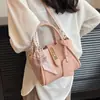 Bolsas de Alta Gama para Mujer 2025 Nuevos Bolsos de Hombro Texturizados, Bolsos Cruzados Populares, Elegantes Bolsos Cubo Portátiles