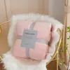 Mantas Personalizadas de Vellón de Coral en Múltiples Colores, Peso Personalizable Según la Demanda, Manta de Regalo con Sencillo Patrón de Espiga de Trigo