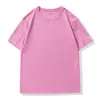 Nova camiseta esportiva de algodão fresco com listra refletiva para ciclismo, gola redonda, manga curta, secagem rápida, para casais, venda direta da fábrica, pode ser enviada em nome dos clientes