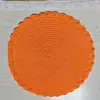 Estilo Nórdico Mat de Gasa Imitación Algodón Tejido de Ramio Más Encaje Manteles Individuales Aislante Decoración del Hogar Posavasos