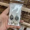 Pendientes de Pieza Bordada Vintage Bordados a Mano de Estilo Étnico de Moda, Colgantes de Oreja Pequeños Cortos con Borlas, Joyería de Plata Miao de Yunnan para Mujeres