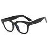 Gafas de montura negra para hombre, miopía de moda, se pueden graduar, celebridad de internet, radiación anti-luz azul, montura de gafas lisas, montura grande para mujer, gafas lisas