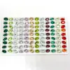 6*8 Uña de Huevo de Paloma Diamante Flash Multifacético Ovalado Punta Inferior Diamante K9 Joyería de Uñas Portátil Wholesale
