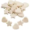 Estrela de cinco pontas contas de madeira pulseira infantil joias com contas feitas à mão contas de madeira em formato de coração decorativas em estoque atacado DIY Amazon
