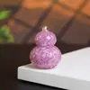 Porta incienso con forma de calabaza con fragmentos de resina, cristal natural, porta incienso de loto multifuncional, quemador de incienso, soporte para varillas de incienso, bandeja de loto para incienso