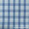 En Stock Tela de Cuadros Azules Pequeños Teñida en Hilo de Primavera y Verano para Ropa de Hombre, Mujer y Niño, Camisas, Vestidos y Materiales a Cuadros