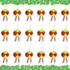 Colgante de Pompón de Piel Sintética de Conejo Verde Fluorescente de Venta Caliente Transfronteriza Decoración para Fiestas Navideñas de Halloween DIY
