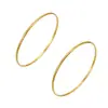 Pulsera de Aro Delgado Minimalista de Nicho Acero Inoxidable 316L Resistente al Desgaste Estilo Europeo para Mujer Aro Cerrado Liso