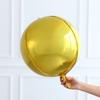 Venta Caliente 22 pulgadas láser 4D aluminio globo fiesta de cumpleaños boda decoración bola de acero láser flotante vacío globo de aluminio