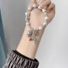 Pulseira de Contas de Bebê Estilo Nacional Vintage Feminina Nicho Alto Padrão Luxo Leve Personalizada Versátil Nova Pulseira 2025