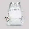 Mochila de moda para niñas Primavera 2026 Estilo Coreano Mochila para Estudiantes de Secundaria y Universidad Mochila Sencilla para Mujeres