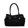 Bolsa Tote Fosca de Luxo para Mulheres 2025 Outono Nova Estampa de Leopardo Retrô Grande Capacidade Acessível Luxo Casual Bolsa de Ombro