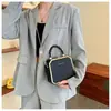 Bolsos de Mujer de Nicho 2026 Nuevo Bolso de Mano de Color Caramelo Bolso Estructurado para Teléfono Bolso Cruzado con Cadena al Hombro Bolsos