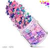 Lentejuelas de mariposa fluorescentes 12 colores mixtos lentejuelas para uñas traje degradado joyería colorida para uñas pegatinas para uñas de diamante
