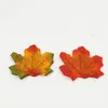 Hojas de Arce Artificiales de 8 cm en Varios Colores, Paquete Mixto, Hojas Falsas para Decoración DIY de Halloween y Festival de la Cosecha, Suministro Mayorista Transfronterizo