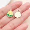 20 tipos de simulación de goteo de aceite creativos granja vegetal brócoli champiñón aleación de zinc colgantes accesorios para joyería DIY