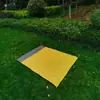 Tapete de Piquenique Dobrável Portátil Impermeável Conveniente para Acampamento ao Ar Livre Tapete à Prova de Umidade Poliéster Xadrez Bolso Tapete de Praia