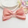 Nuevo Tejido Francés Color Puro Estéreo Fugitiva Princesa Corona Moño Pasador DIY Equipaje Ropa Accesorios