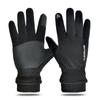 Luvas Masculinas de Inverno com Tela Sensível ao Toque Quentes à Prova de Vento, Impermeáveis e à Prova de Frio Plus Veludo Luvas de Ciclismo para Esportes ao Ar Livre