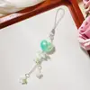 Modelo Nuevo Colgante de Corazón Campana de Flor Corazón Gordo de Colores UV Colgante para Llavero de Teléfono Decoración de Bolsa Colgante