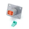 DT04-4P-L012 Conector para automóvil tipo Deschi con brida conector impermeable enchufe de arnés de cables de empalme de 4 orificios