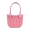 Bolso de Agujeros de Eva Estilo Europeo y Americano, Bolso de Media Luna DIY, Bolso de Vacaciones en la Playa, Bolso de Hombro Tote Portátil