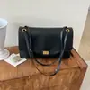Bolso de Mano de Color Sólido de Alto Valor para el Trabajo, Bolso de Hombro, Gran Capacidad, Relajado, Moderno, Bolso Cruzado