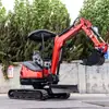 Exportar Sudáfrica Excavadora Pequeña Ingeniería de Construcción Municipal Máquina de Gancho Pequeña Ligera Excavadora de Orugas