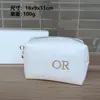 Nuevo Set de Bolsa para Perfume, Algodón Espacial Blanco, Súper Suave, Bolsa Portátil para Almacenamiento de Cosméticos, Neceser