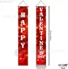 Populares Coplas de Feliz Día de San Valentín de Amazon, Amor Romántico, Atmósfera de Fiesta Roja, Accesorios para Fotos, Banderines y Telas Colgantes