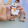 Parches Bordados con Bordado por Computadora, Exquisitos Diseños de Animales, Alpaca y Criaturas Míticas, Bordes Quemados a Mano, Parches Decorativos para Ropa
