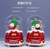 Popular Bola de Cristal Navideña Caja de Música Árbol de Navidad Decoración de Escritorio Adorno Regalo Navideño Venta al por Mayor Recuerdo Transfronterizo