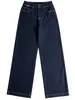 Venda Direta da Fábrica Nova Cor de Fechadura Jeans com Elasticidade em Quatro Direções Bolsos Femininos Linha de Bordado Casual Emagrecedor Perna Reta Estreita Calças Longas