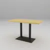 Mesa y Sillas de Comedor para Comedor de Empleados Mesas y Sillas de Madera Maciza para Tienda de Té de Leche Mesas y Sillas para Restaurante de Comida Rápida Gourmet de Catering Combinación de Cabina con Sofá
