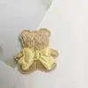 Otoño e Invierno Nuevo Felpa Tejida Amor Accesorios para el Cabello Material Corazón en Relieve Zapatos Bolsa Accesorios para Ropa Accesorios
