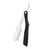 Barbeador Manual loja de macarrão faca de barbear rosto faca aparar sobrancelha suporte cabo plástico dobrável barbeador antigo