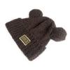Gorro de punto con diseño de gato para adultos, estilo coreano, holgado, con orejas de oso, de lana gruesa para mujer