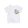 Camiseta de Manga Corta con Cuello Redondo para Niños 2025 Verano Nuevo Estilo Niños y Niñas Camiseta Estampada con Dibujos Animados Tops para Niños Ropa para Niños Camiseta