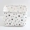 Caja de Almacenamiento de Escritorio Minimalista Moderna Cesta de Almacenamiento de Tela para Artículos del Hogar de Algodón y Lino Caja de Almacenamiento para Cosméticos Caja Organizadora