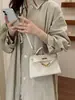 Bolso Kelly de Lichi de Alta Gama para Mujer 2026 Nuevo Bolso de Mano Exquisito Bolso de Hombro Cruzado de Lujo Nicho